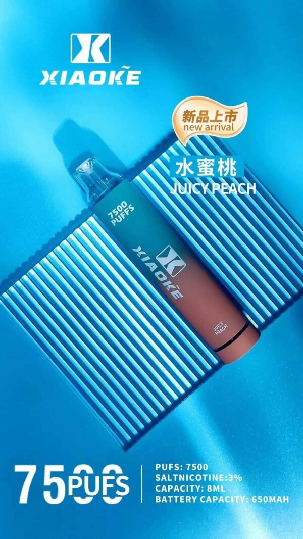 XIAOKE 7500 PUFFS 梟客棄式抛電子煙 一次性霧化桿推薦·