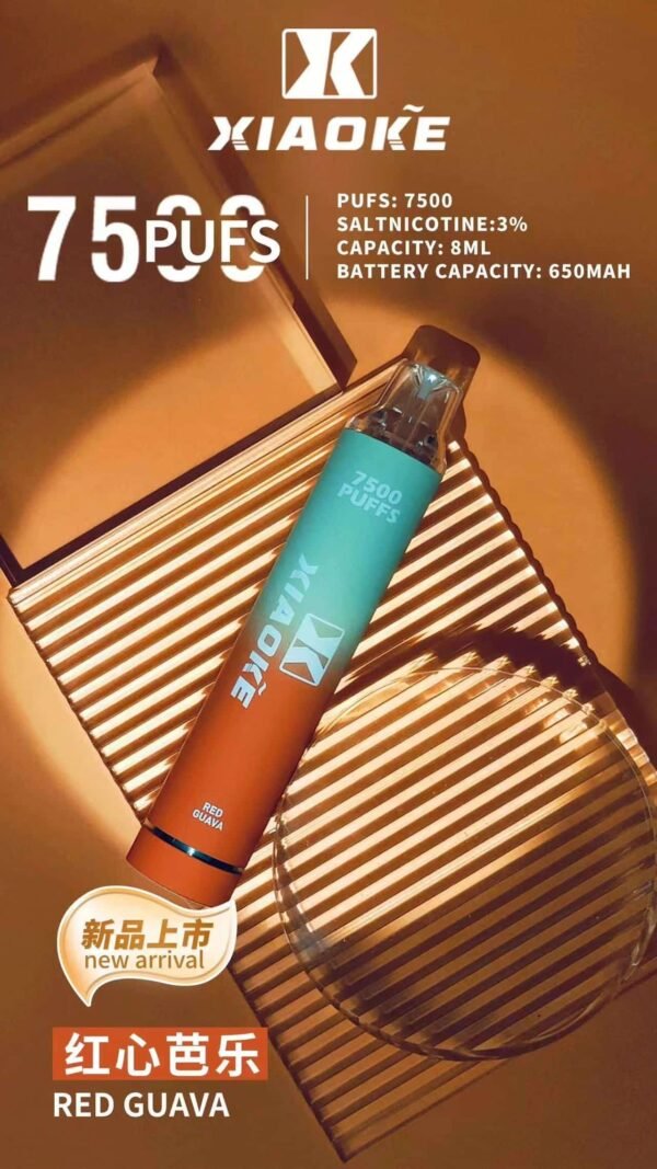 XIAOKE 7500 PUFFS 梟客棄式抛電子煙 一次性霧化桿推薦·