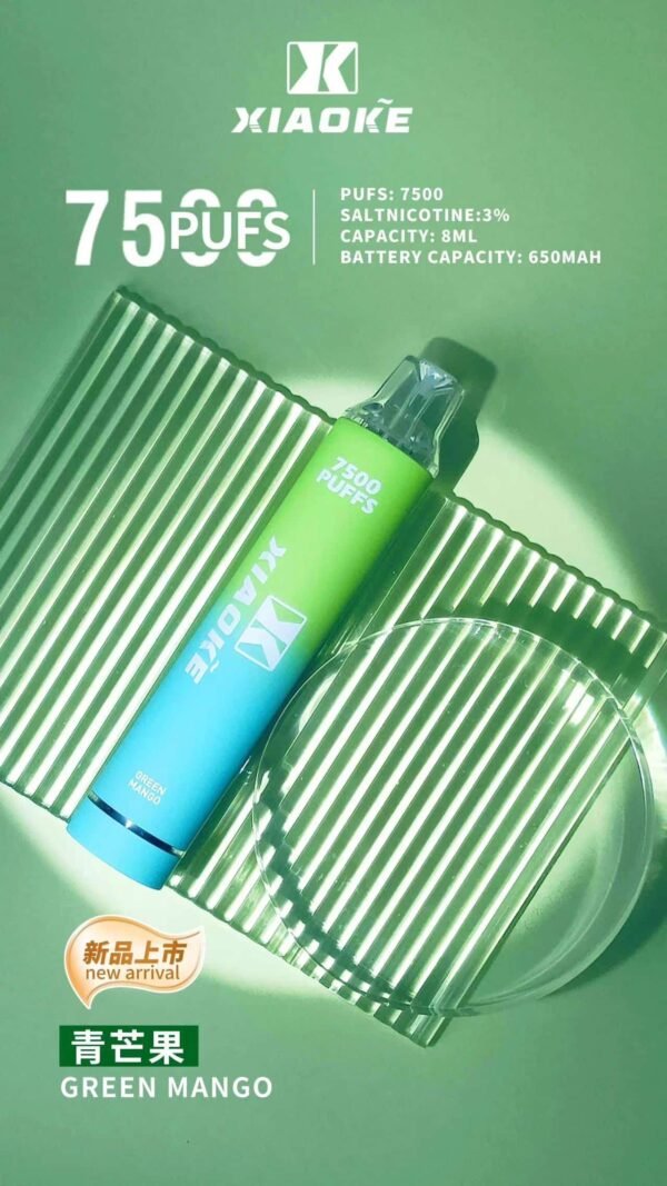 XIAOKE 7500 PUFFS 梟客棄式抛電子煙 一次性霧化桿推薦·